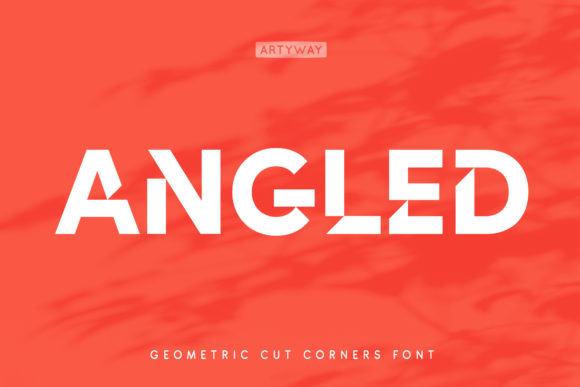 Angled Font: A Modern Display Typeface for Creative Makers