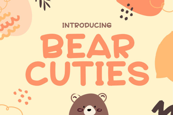 Bear Cuties Font for Editorial Design Projects