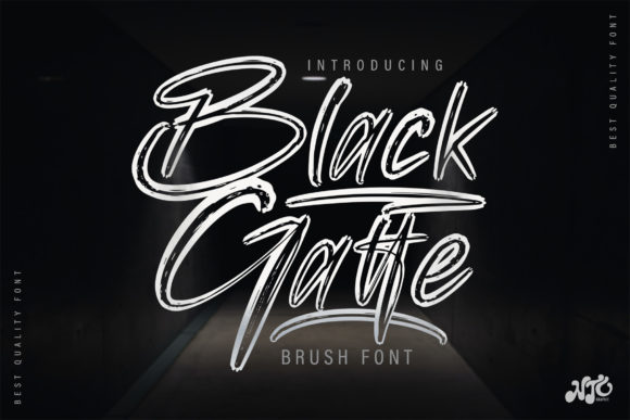 Black Gatte: A Premium Display Font for Creative Craft Projects