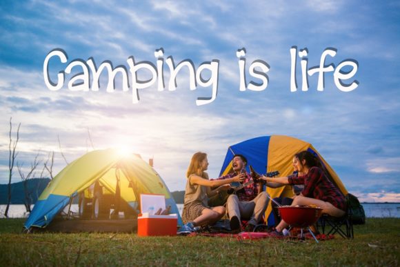 Camping is Life Font for a Memorable Brand Identity