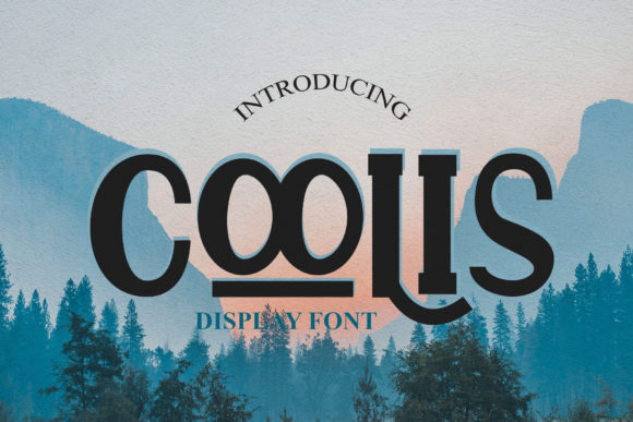 Coolis Display Font for Modern Editorial Design