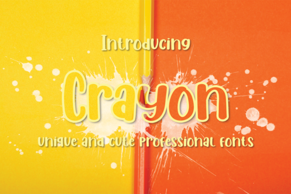 Crayon Font: A Quirky Display Typeface for Creative Businesses