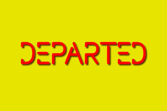 Departed Font for Modern Digital Branding