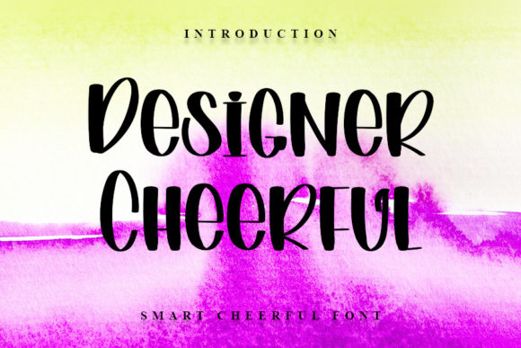 Designer Cheerful Font for Lively and Marketable Crafts