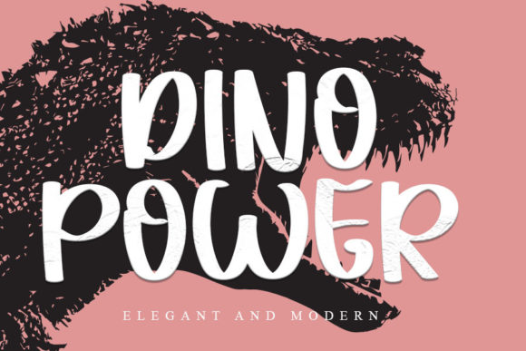 Dino Power Font for Charming Branding and Creative Projects
