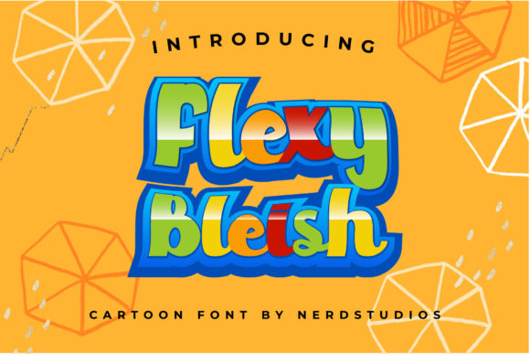 Flexy Bleish: A Playful Display Font for Creative Projects