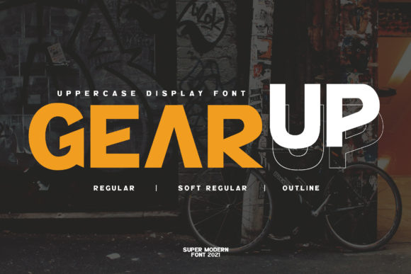 Gear Up Sporty: Bold Display Font for Memorable Branding