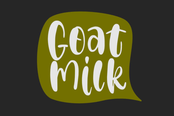 Goat Milk Font Review: A Whimsical Display Typeface for Creative Projects