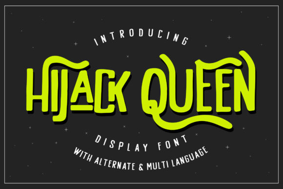 Hijack Queen Font for Bold Branding and Vintage-Inspired Design