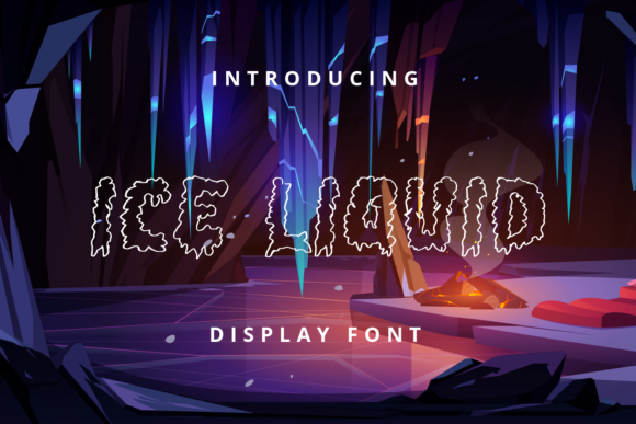 Ice Liquid: A Playful Display Font for Bold Designs