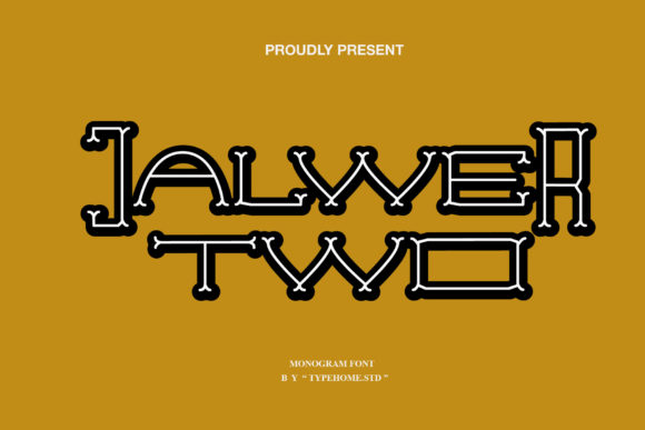 Jalwer Two Font for Bold Campaign Headlines and Vintage-Themed Designs