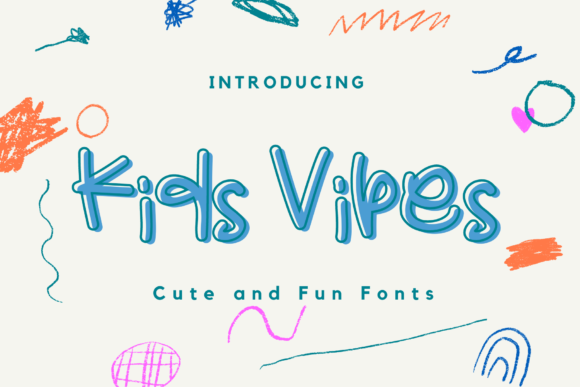 Kids Vibes Display Font for Editorial Magic