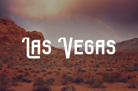 Las Vegas Font for Impactful Display Typography