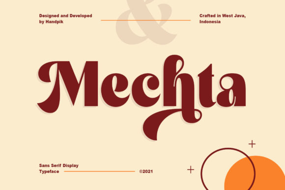 Mechta: A Bold Display Font for Impactful Design