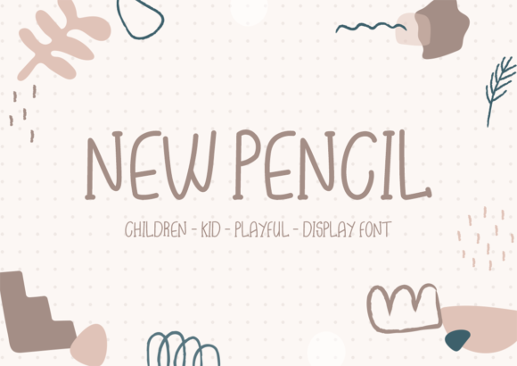 New Pencil Font for Creative Business Branding