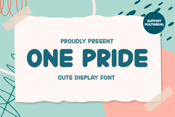 One Pride Font for a Polished and Playful Brand Look