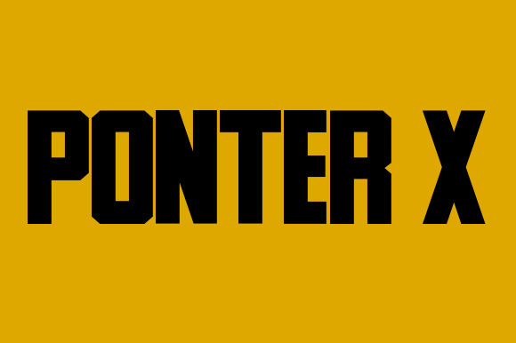 Ponter X Font for Bold Editorial Design