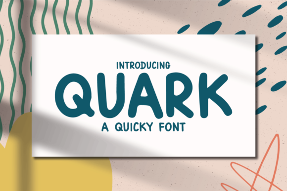 Quark Display Font for Creative Branding Projects