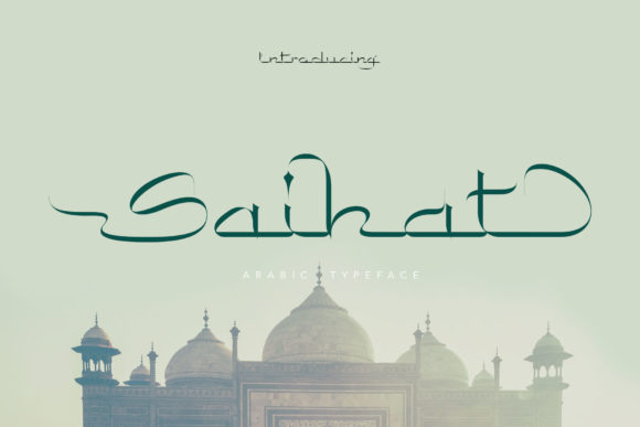 Saihat Font: A Display Typeface for Creative Branding