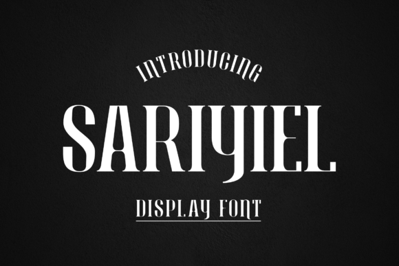Sariyiel Font for Bold Web Typography and Brand Statements
