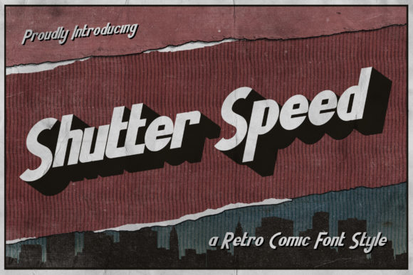 Shutter Speed Font: Elevate Your Display Typography