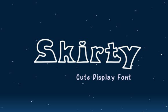 Skirty Font: A Display Typeface for Memorable Branding