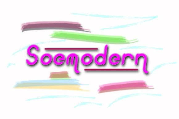 Soemodern Font: A Modern Typeface for Memorable Branding