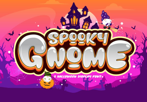 Spooky Gnome Font for Playful Web Design Projects