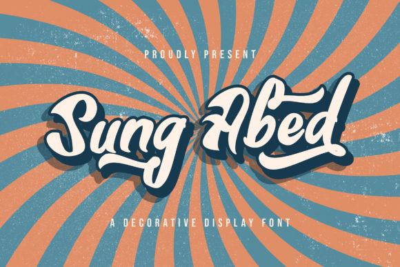 Sung Abed Font for Strong and Nostalgic Branding
