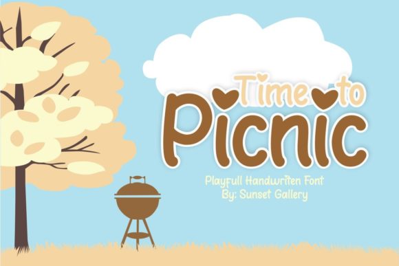 Time to Picnic Font for Branding and Design Projects