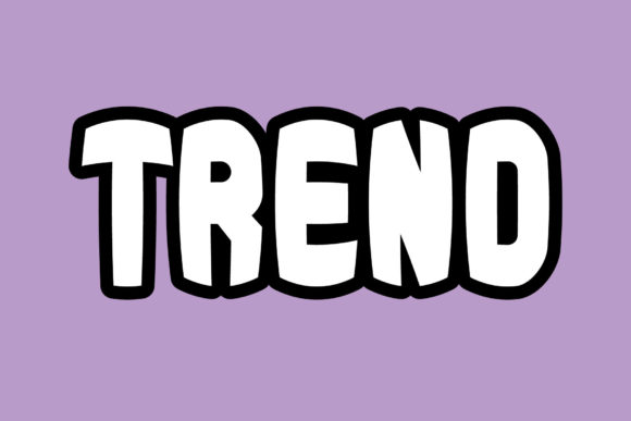 Trend Display Font for Editorial and Creative Publishing