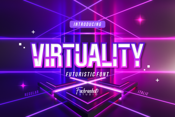 Virtuality Font: Boost Your Campaign's Modern Visual Identity