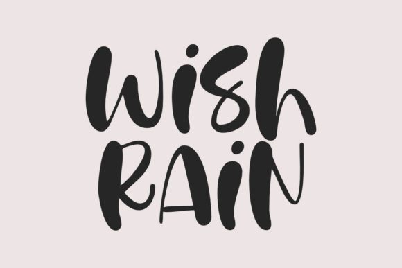 Wish Rain Font: A Magical Touch for Business Branding